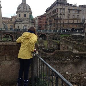 Yellow North Face Rainjacket!!